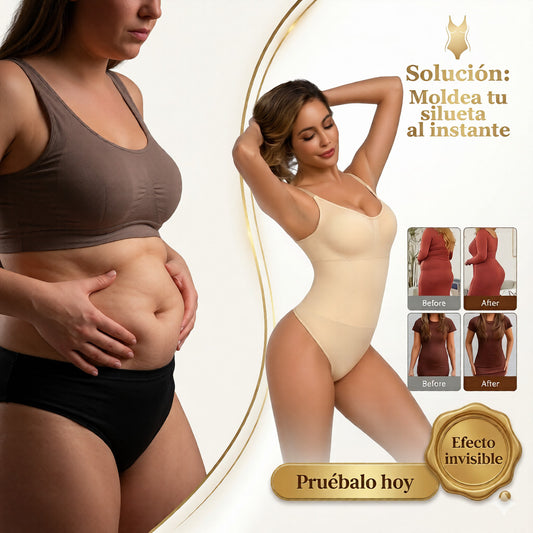 Body Reductor Mujer Beige XL/XXL
